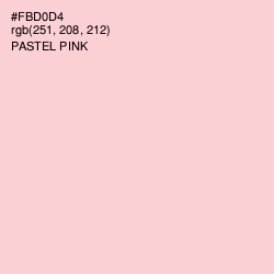 #FBD0D4 - Pastel Pink Color Image